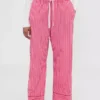 GAP × Summer Fridays Pantaloni da pigiama in popeline a righe dal taglio morbido