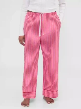 GAP × Summer Fridays Pantaloni da pigiama in popeline a righe dal taglio morbido
