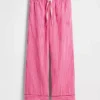 GAP × Summer Fridays Pantaloni da pigiama in popeline a righe dal taglio morbido