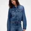GAP × Victoria Beckham Giacca in denim corta dal taglio morbido