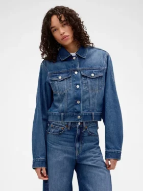 GAP × Victoria Beckham Giacca in denim corta dal taglio morbido