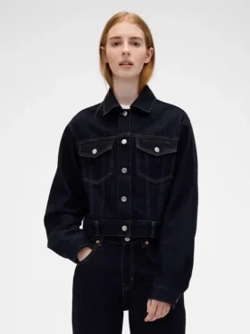 GAP × Victoria Beckham Giacca in denim corta dal taglio morbido