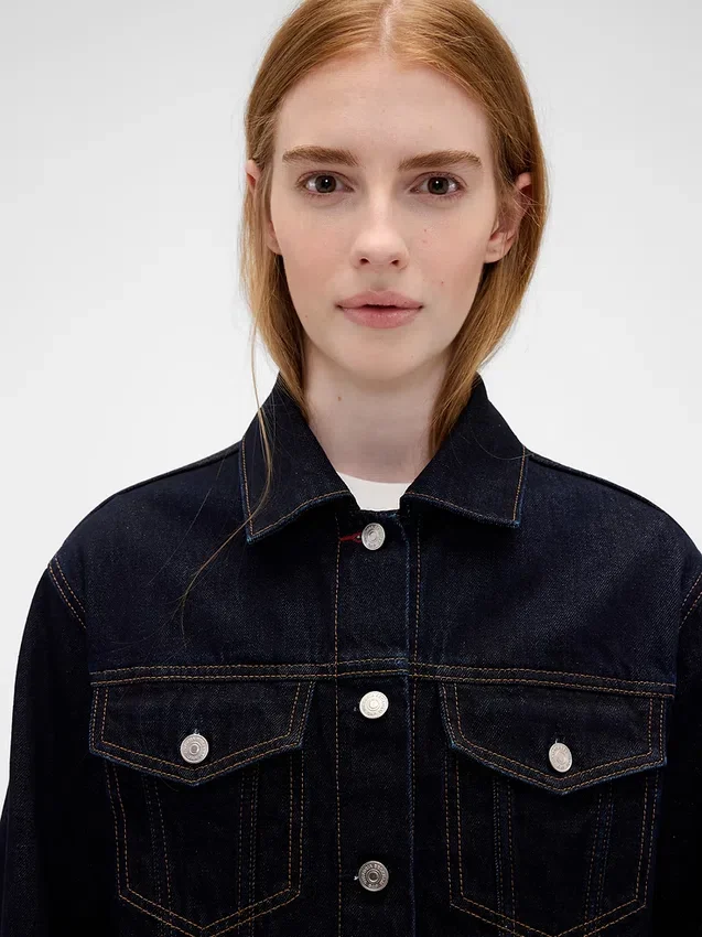 GAP × Victoria Beckham Giacca in denim corta dal taglio morbido