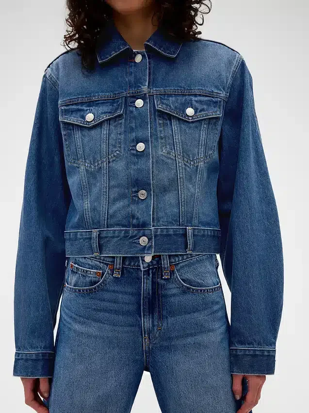 GAP × Victoria Beckham Giacca in denim corta dal taglio morbido