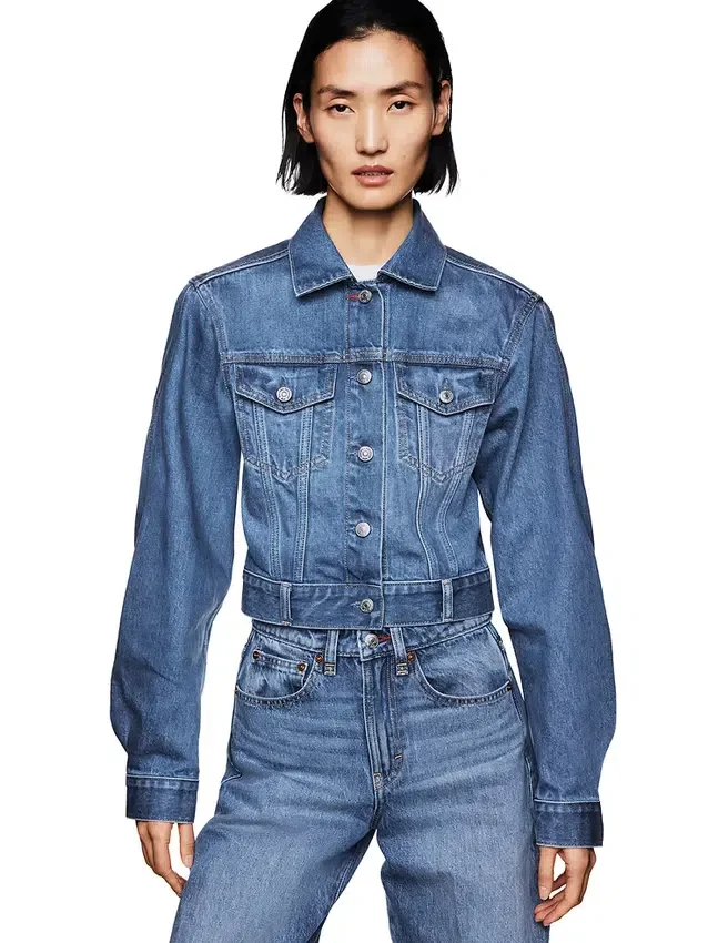 GAP × Victoria Beckham Giacca in denim corta dal taglio morbido