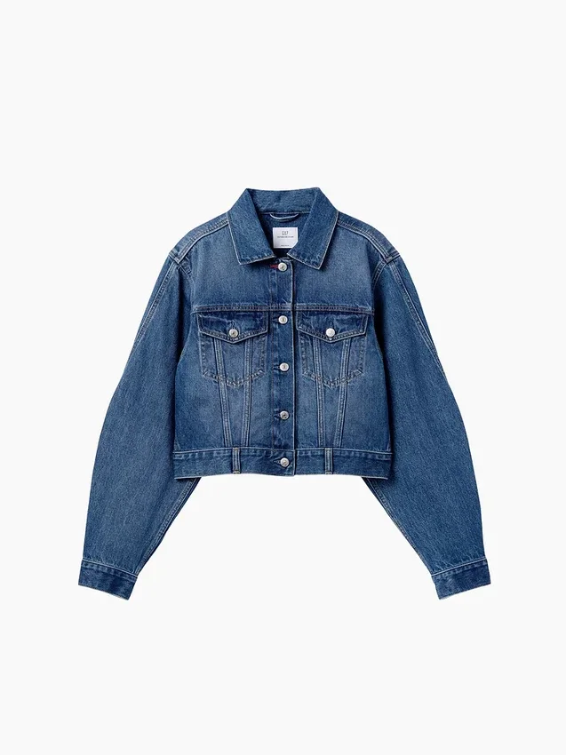 GAP × Victoria Beckham Giacca in denim corta dal taglio morbido