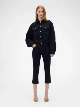 GAP × Victoria Beckham Jeans capri a vita bassa