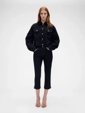 GAP × Victoria Beckham Jeans capri a vita bassa