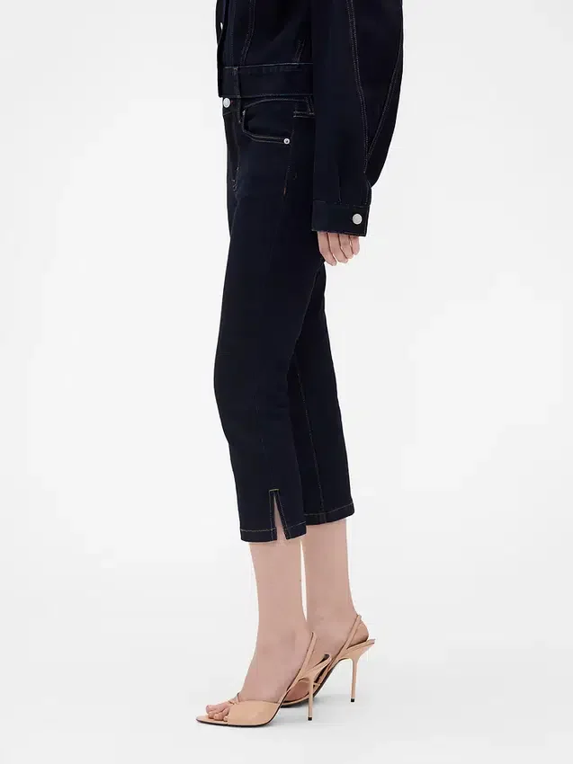 GAP × Victoria Beckham Jeans capri a vita bassa
