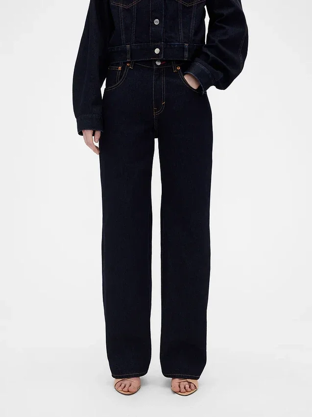 GAP × Victoria Beckham Jeans dritti a vita alta