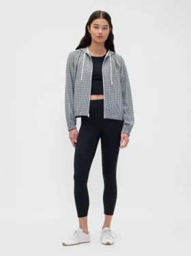 Giacca a vento GapFit Tech Gingham