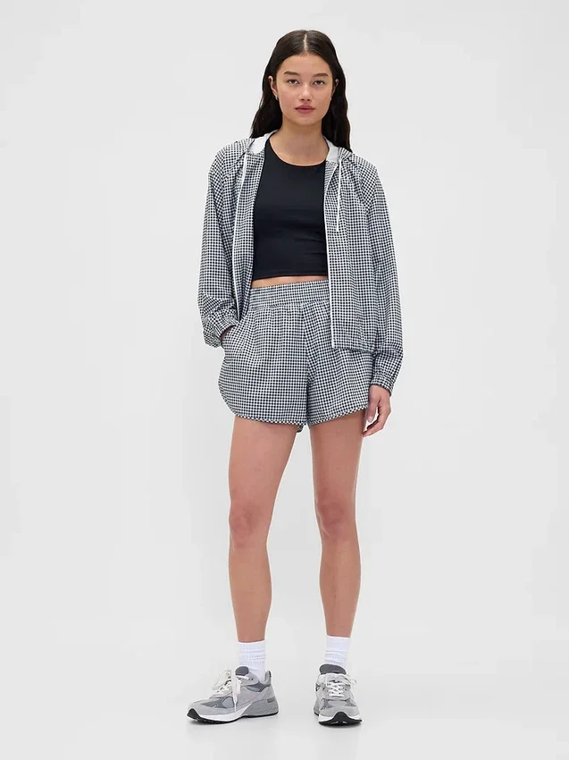 Giacca a vento GapFit Tech Gingham