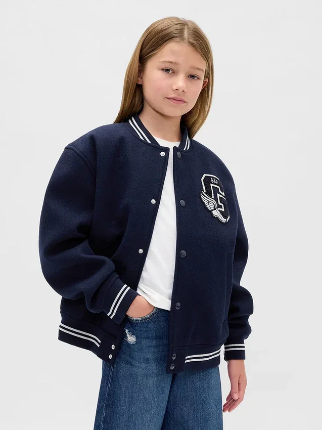Giacca bomber da bambino con logo Varsity