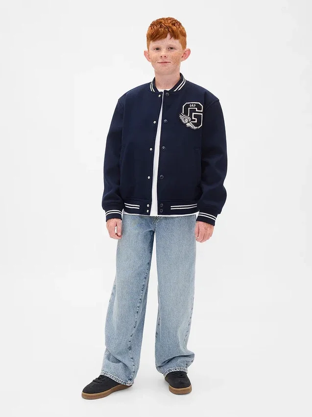 Giacca bomber da bambino con logo Varsity