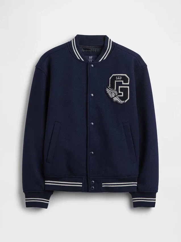 Giacca bomber da bambino con logo Varsity