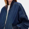 Giacca bomber in denim ultrasoft