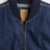 Giacca bomber in denim ultrasoft