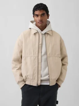Giacca bomber in tela