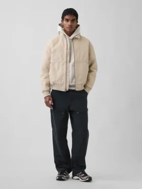 Giacca bomber in tela