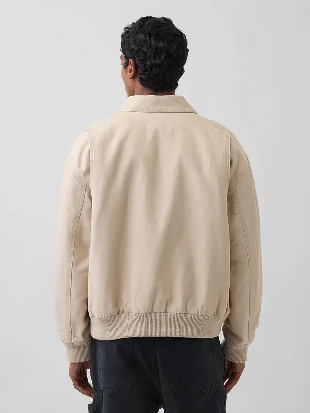 Giacca bomber in tela
