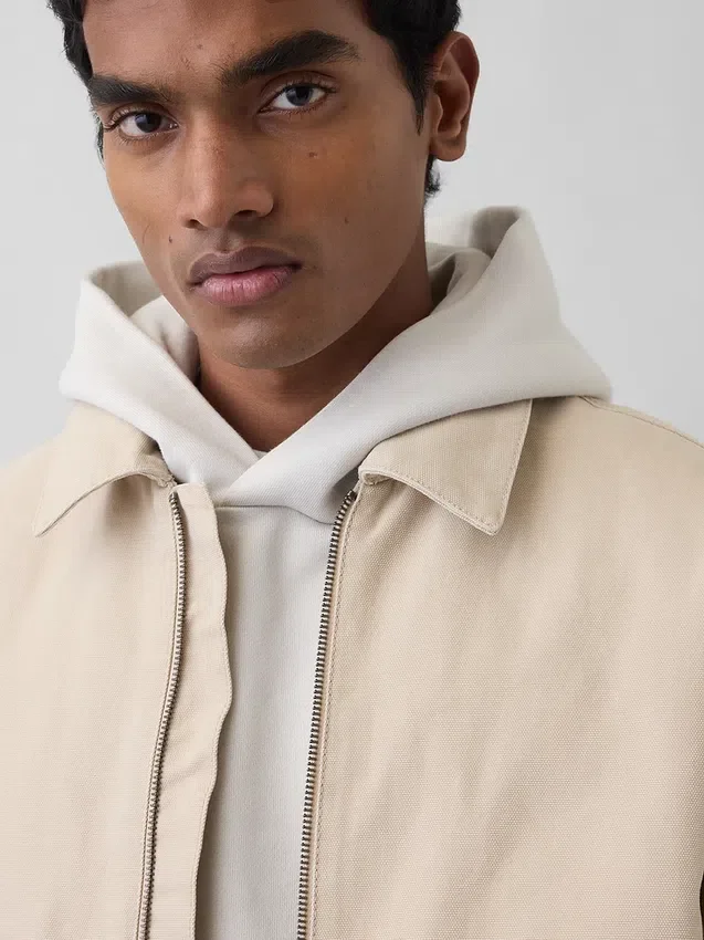 Giacca bomber in tela
