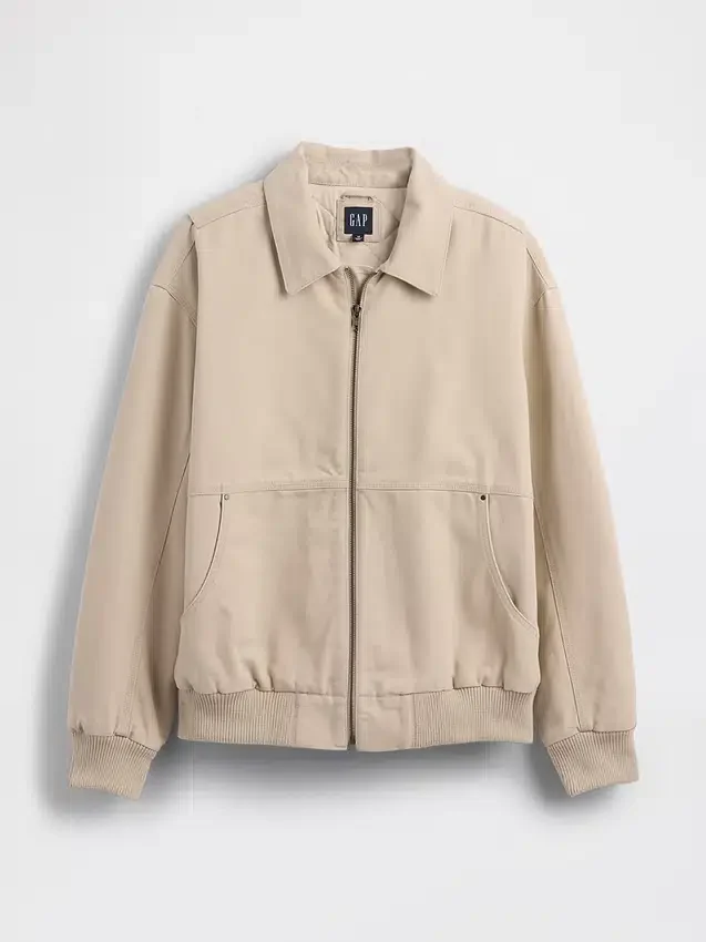 Giacca bomber in tela