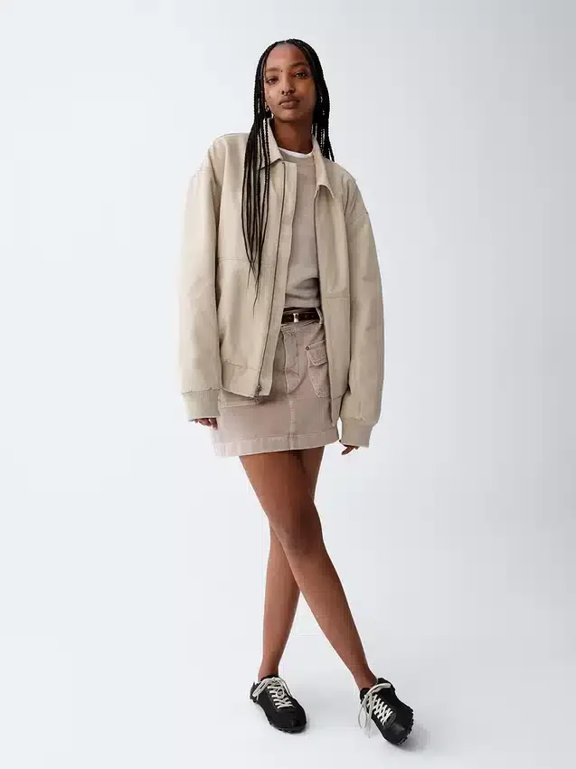 Giacca bomber in tela