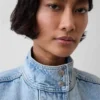 Giacca bomber oversize in denim