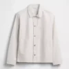 Giacca-camicia in tela dal taglio morbido