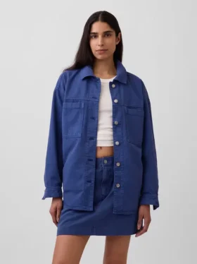 Giacca-camicia oversize
