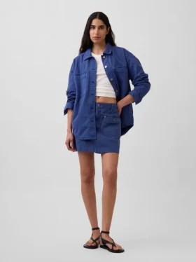 Giacca-camicia oversize