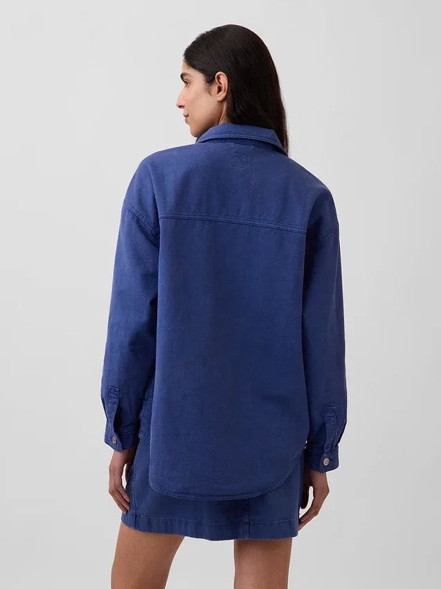 Giacca-camicia oversize