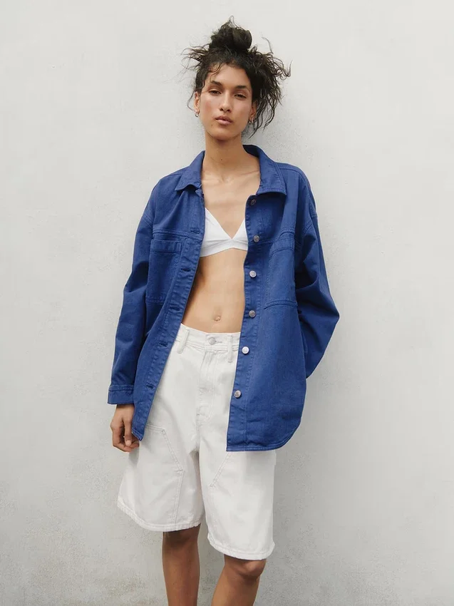 Giacca-camicia oversize