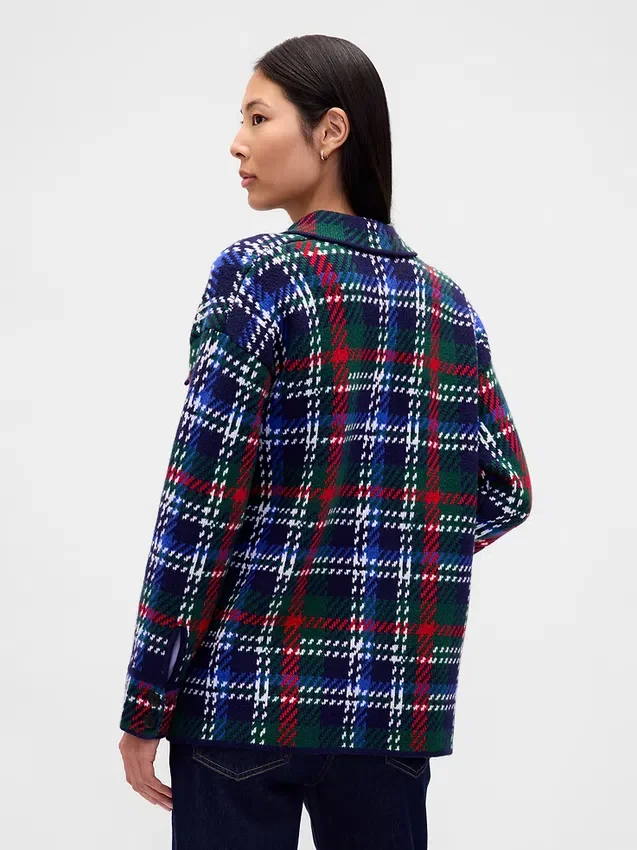 Giacca-camicia oversize CashSoft