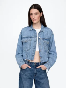 Giacca corta in denim Icon ultrasoft