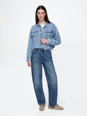 Giacca corta in denim Icon ultrasoft
