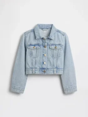 Giacca corta in denim per bambini