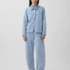Giacca da lavoro in denim a righe