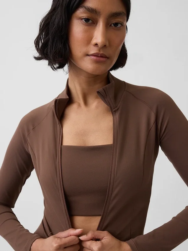 Giacca GapFit Smooth con cerniera