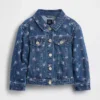Giacca in denim a fiori per neonato & bebè