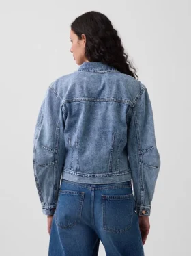 Giacca in denim Icon con maniche a campana