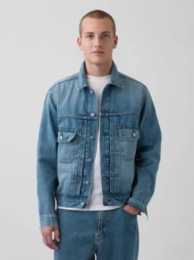 Giacca in denim Icon dal taglio morbido