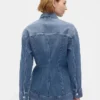 Giacca in denim lunga e sagomata