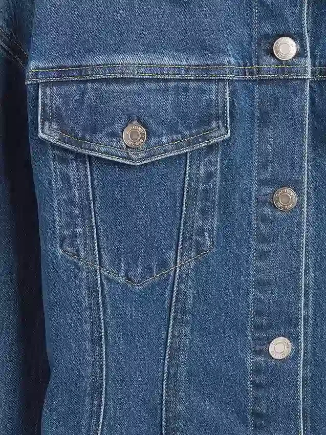 Giacca in denim lunga e sagomata