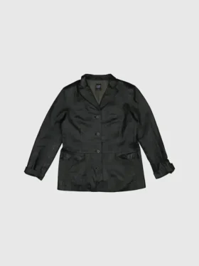 Giacca in pelle da donna Gapvintage anni '90 - L
