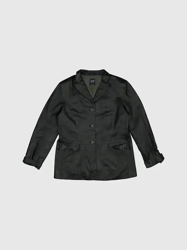 Giacca in pelle da donna Gapvintage anni '90 - L