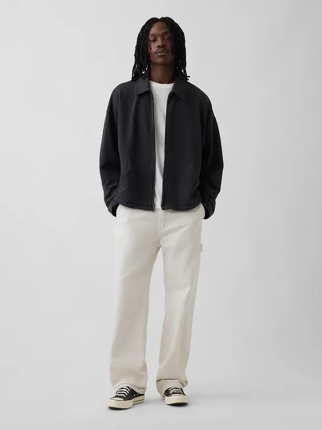 Giacca oversize con zip per adulti
