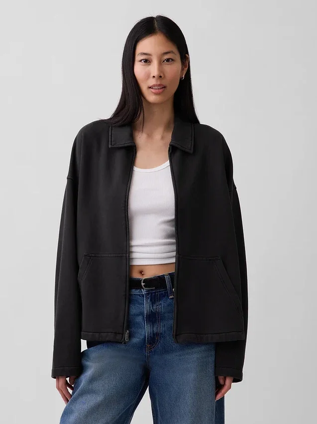 Giacca oversize con zip per adulti