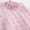 Giacca oversize trapuntata con zip per bambini