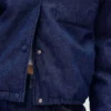 Giacca piumino in denim